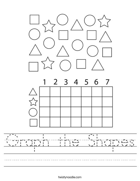 Graph the Shapes Worksheet