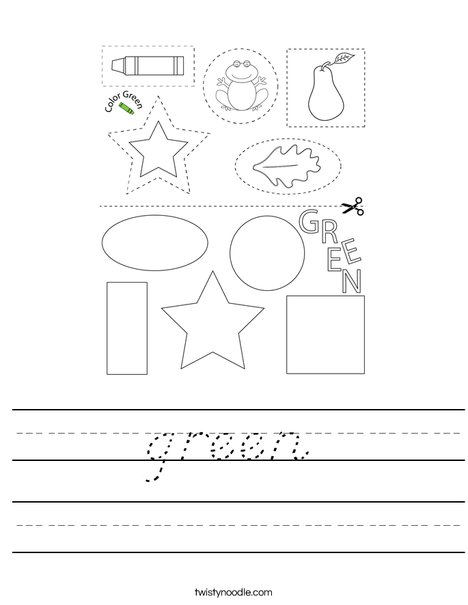 green Worksheet