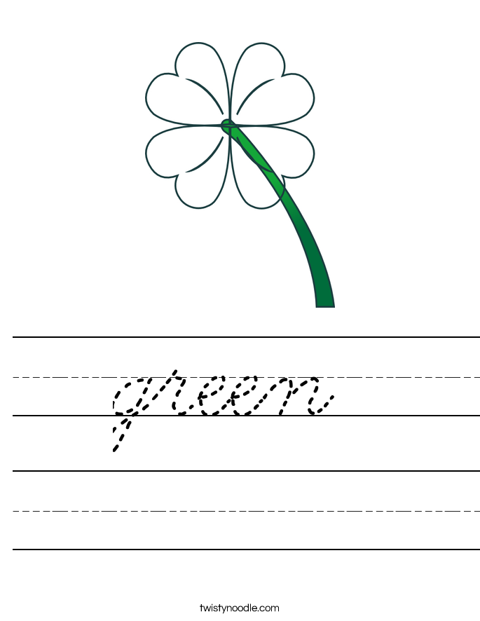 green Worksheet