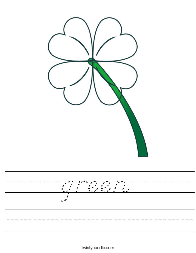 green Worksheet