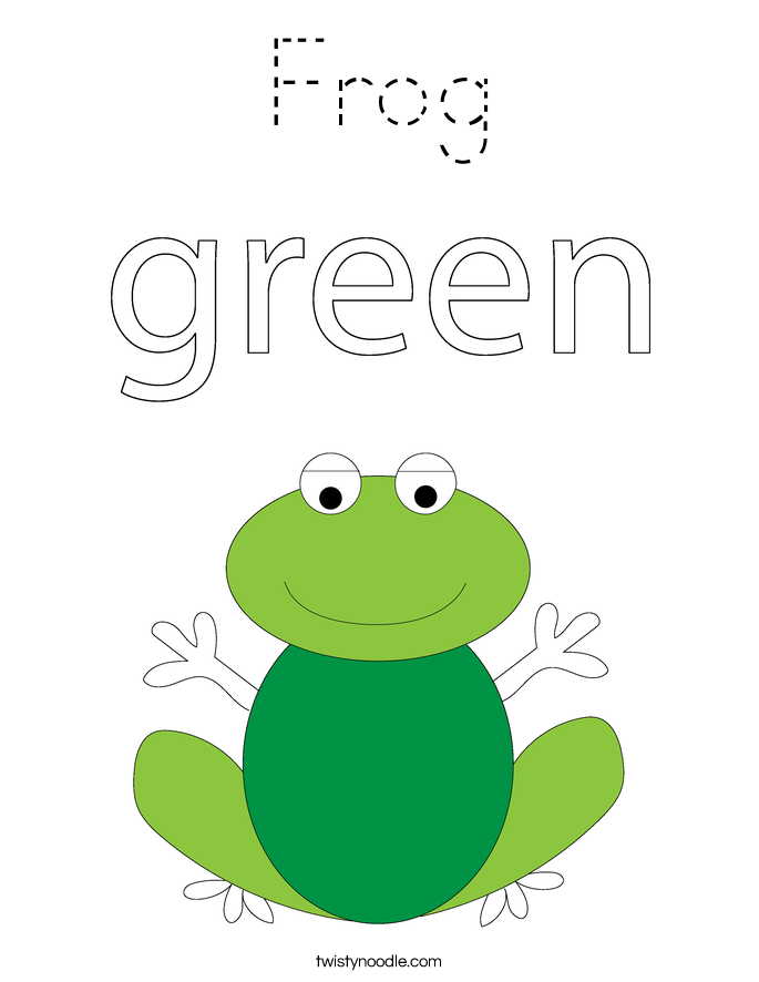 Frog Coloring Page