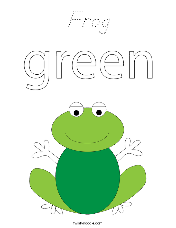 Frog Coloring Page