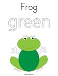 Frog Coloring Page