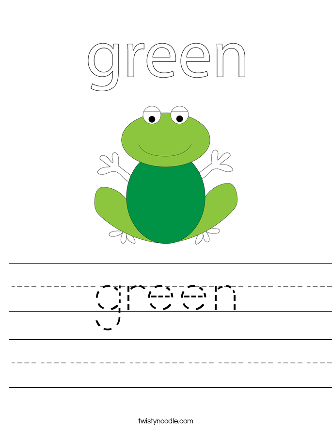 green Worksheet