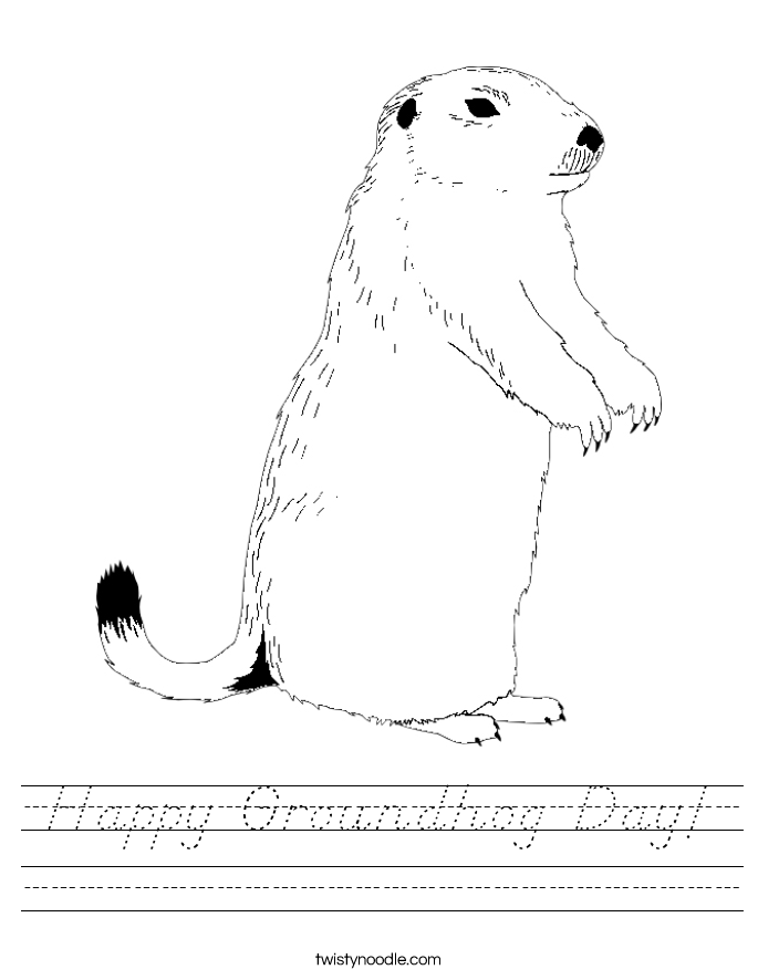 Happy Groundhog Day! Worksheet
