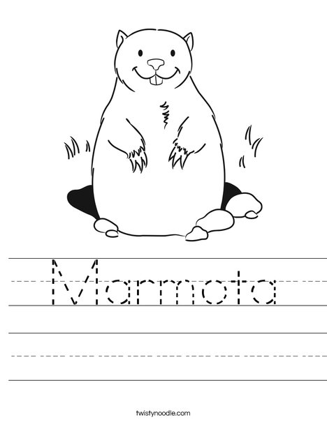 Groundhog Worksheet