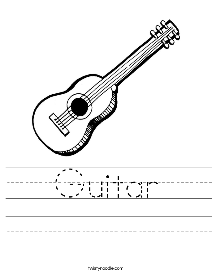 Guitar Worksheet
