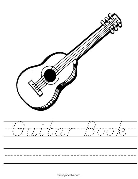 Guitar Worksheet