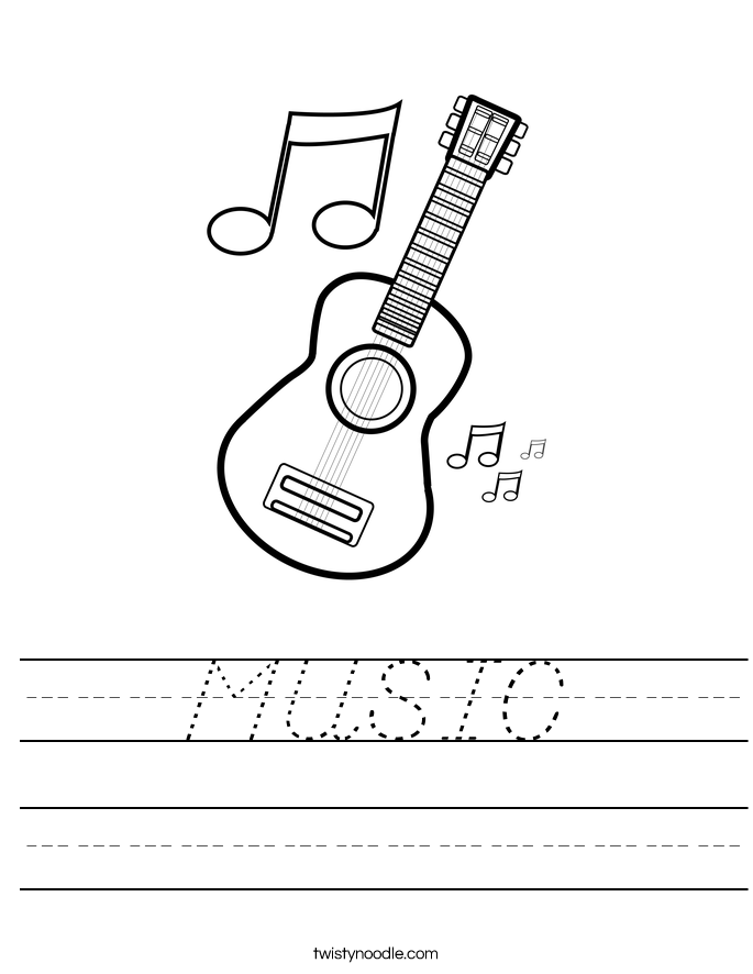 MUSIC Worksheet