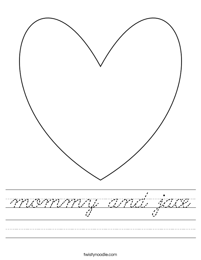 mommy and jace Worksheet