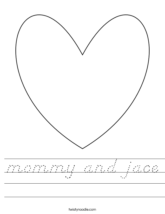 mommy and jace Worksheet