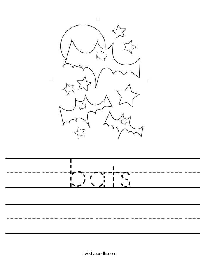 bats Worksheet