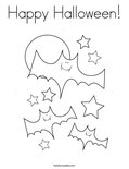 Happy Halloween! Coloring Page