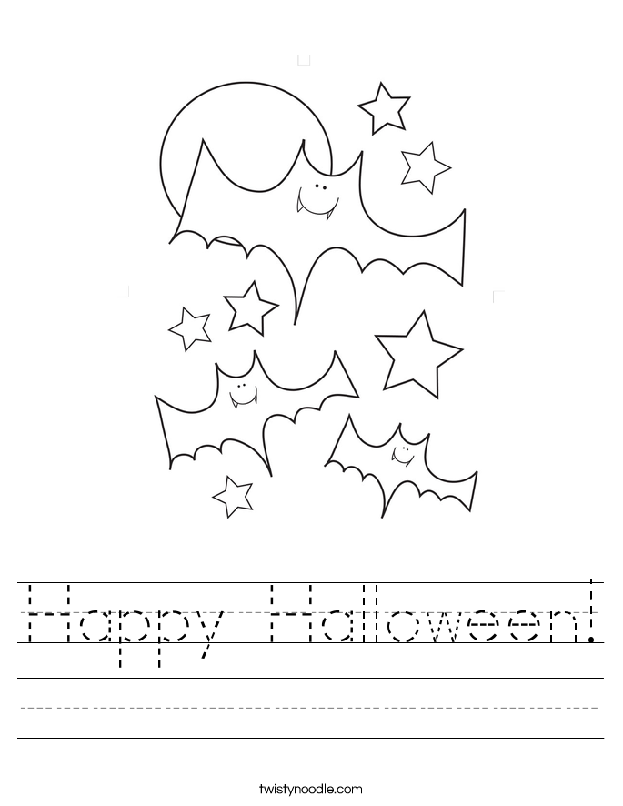 Happy Halloween! Worksheet