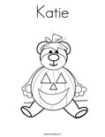 Katie Coloring Page