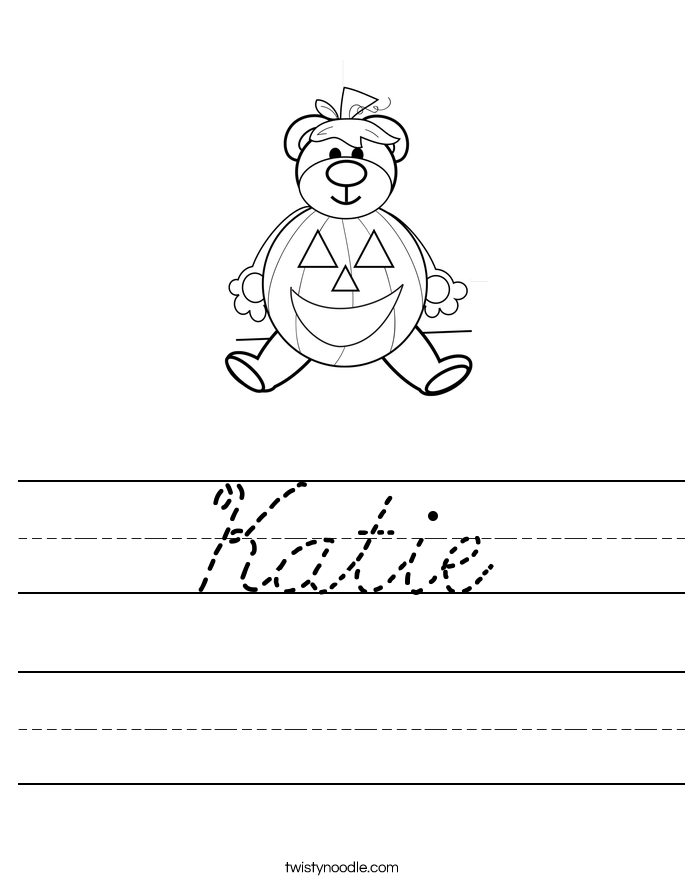 Katie Worksheet