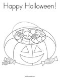 Happy Halloween! Coloring Page