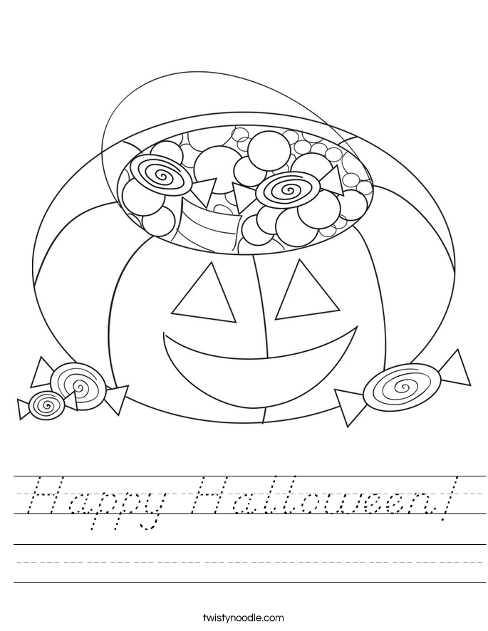 Happy Halloween! Worksheet