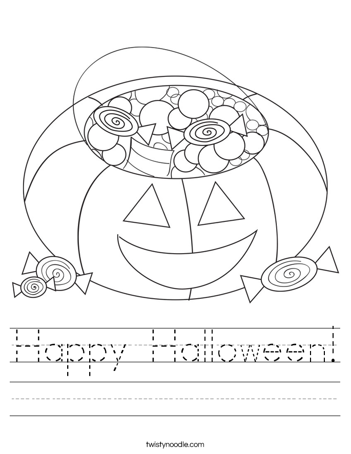 Happy Halloween! Worksheet