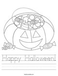 Happy Halloween! Worksheet