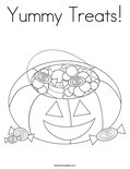 Yummy Treats! Coloring Page