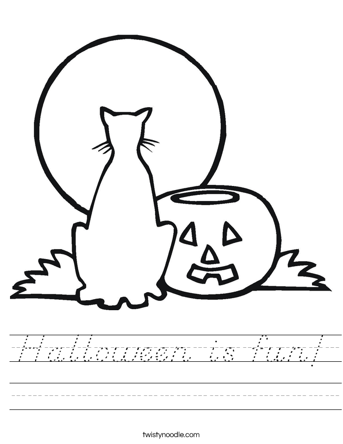 Halloween is fun! Worksheet