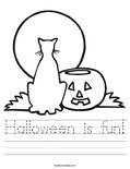 Halloween is fun! Worksheet