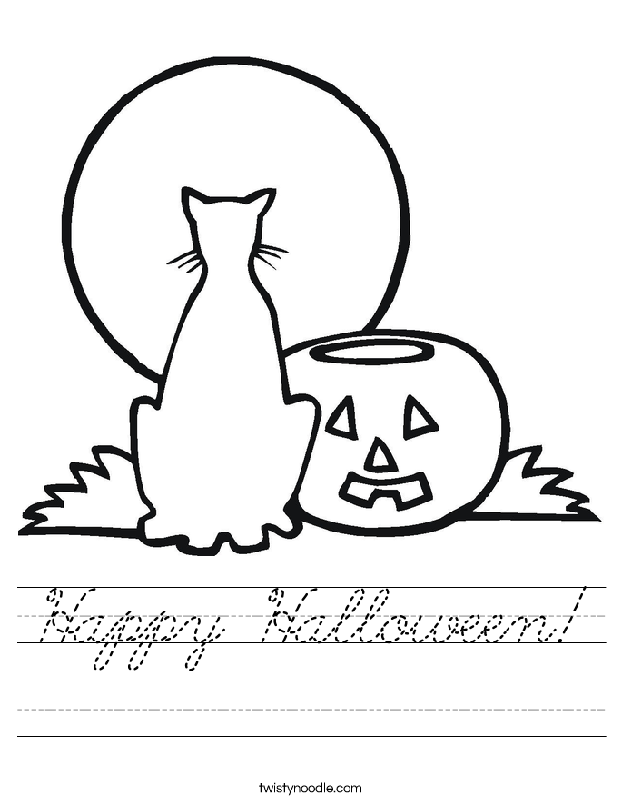 Happy Halloween! Worksheet