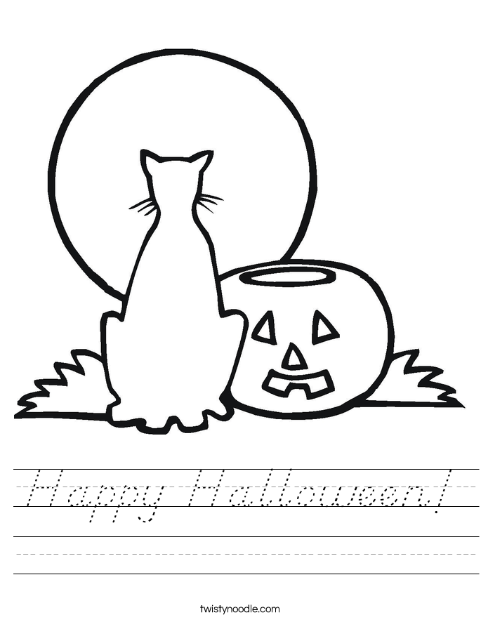 Happy Halloween! Worksheet