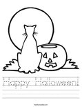 Happy Halloween! Worksheet