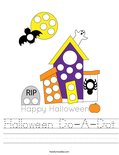 Halloween Do-A-Dot Worksheet