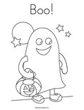 Boo! Coloring Page