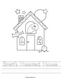 Brett's Haunted House Worksheet