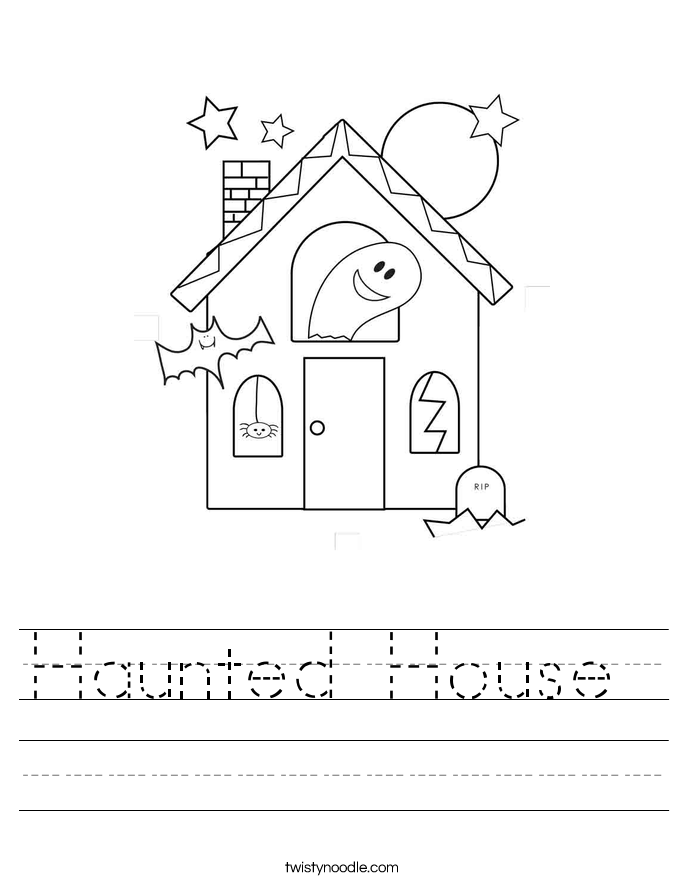 Haunted House  Worksheet