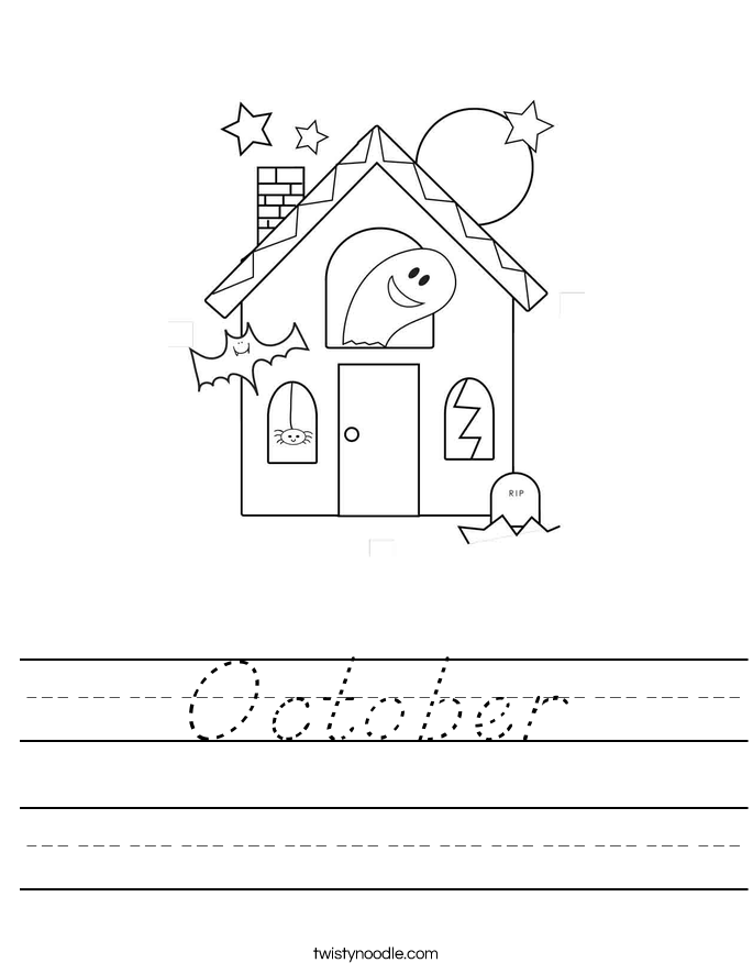 October Worksheet