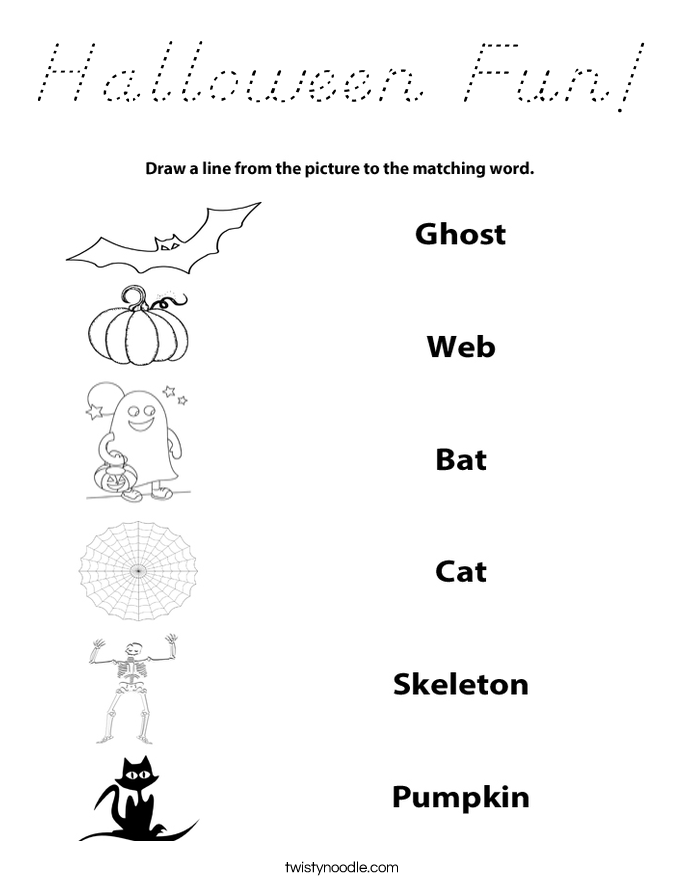Halloween Fun! Coloring Page