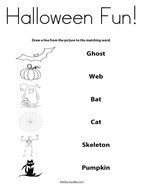 Halloween Fun Coloring Page