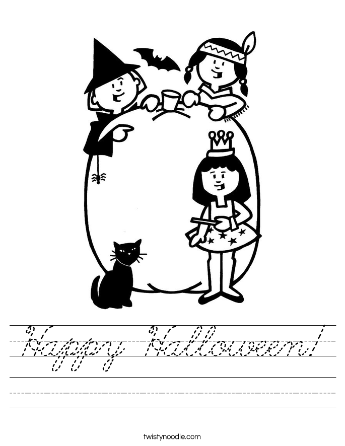 Happy Halloween! Worksheet