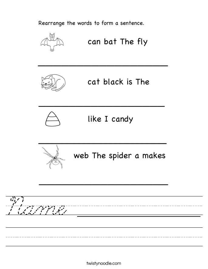 Name ______________ Worksheet