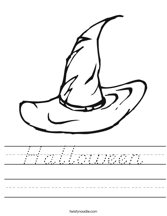 Halloween Worksheet