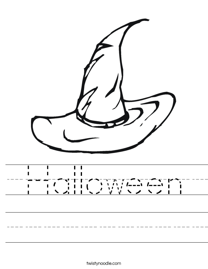 Halloween Worksheet