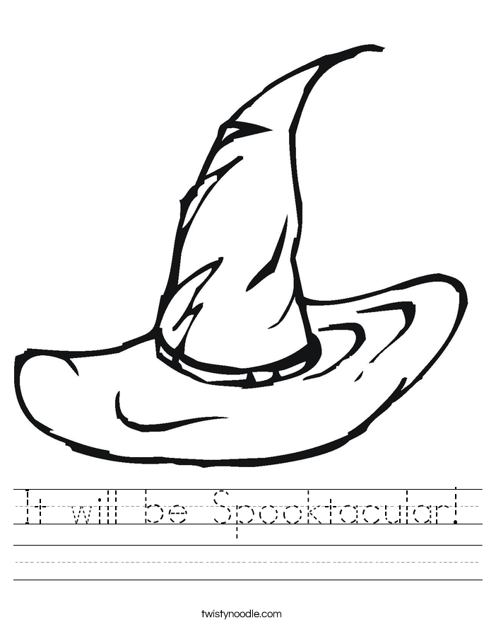 It will be Spooktacular! Worksheet