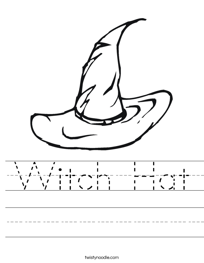 Witch Hat Worksheet