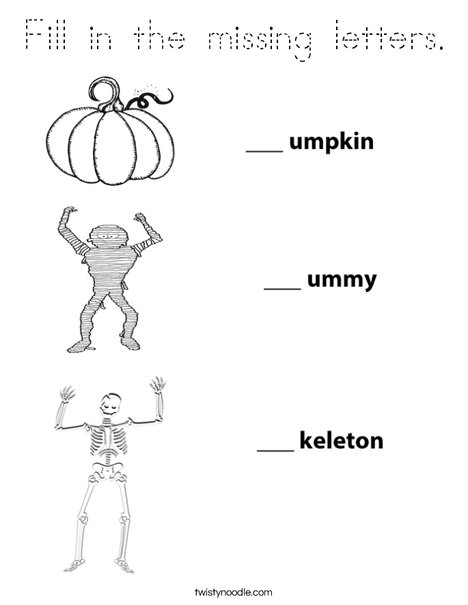 Pumpkin Mummy Skeleton Coloring Page