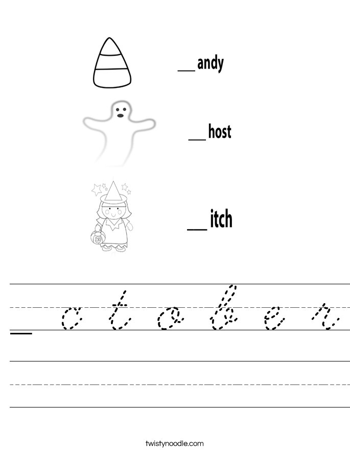 _ c t o b e r Worksheet