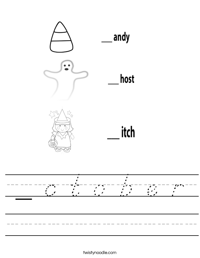 _ c t o b e r Worksheet