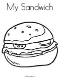 My SandwichColoring Page