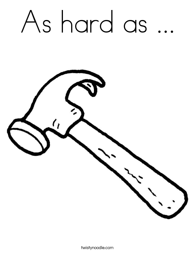 As hard as ... Coloring Page