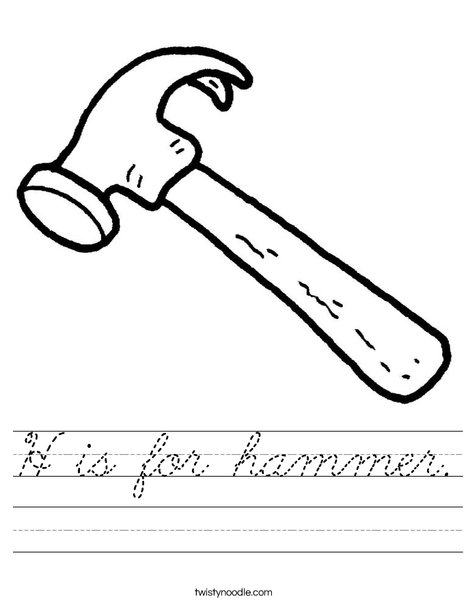 Hammer Worksheet