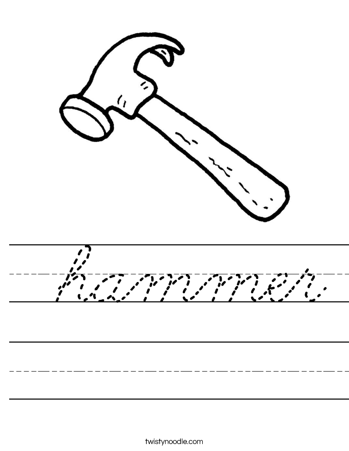  hammer Worksheet